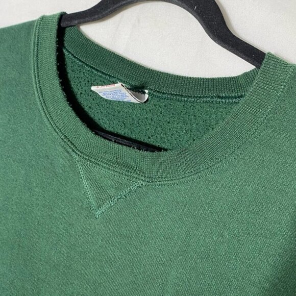 Vintage Russell Athletic Green University Of Alberta Crew Neck Sweatshirt XL - Picture 8 of 16